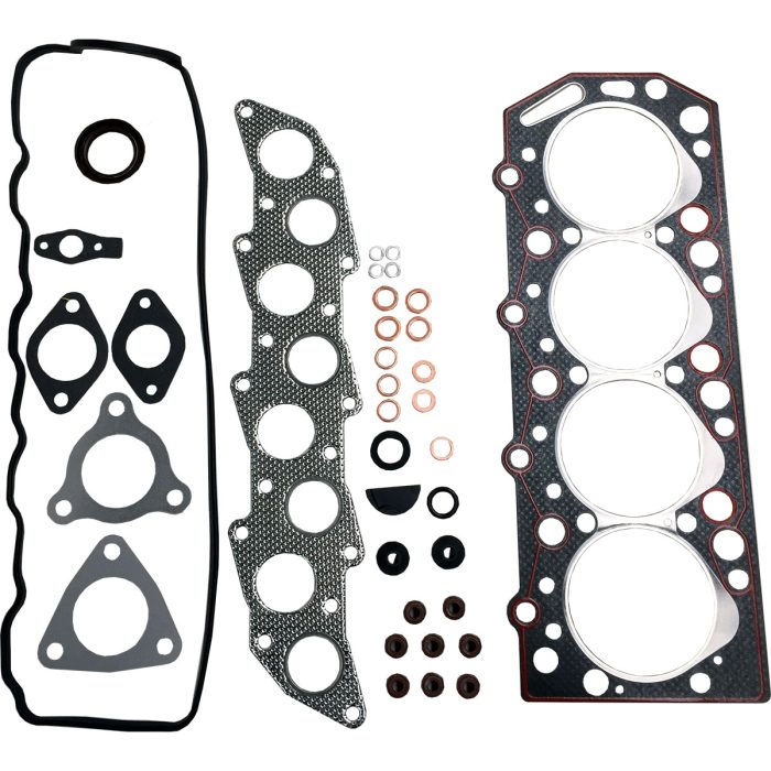 EngineBits VRS Gasket Set for Mitsubishi 4D56 2.5L diesel SOHC engine. The head gasket supplied in this kit is the thickest option. A Very comprehensive gasket set, supplying all the gasket you need to refit a cylinder head