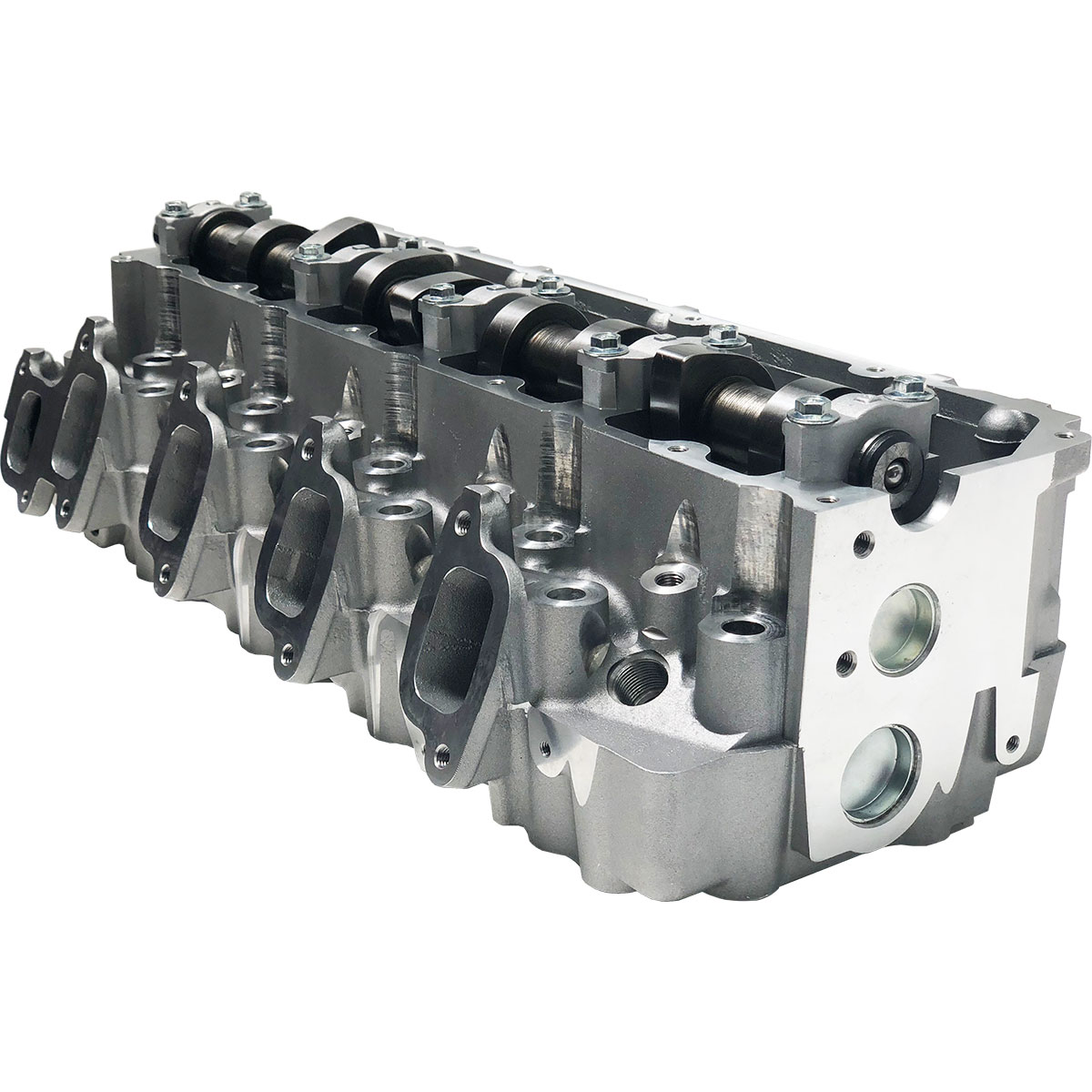 EngineBits Assembled Cylinder Head for Toyota 1KZT 8 Valve 3.0L Diesel Engine - valves sit below head face. - Image 3